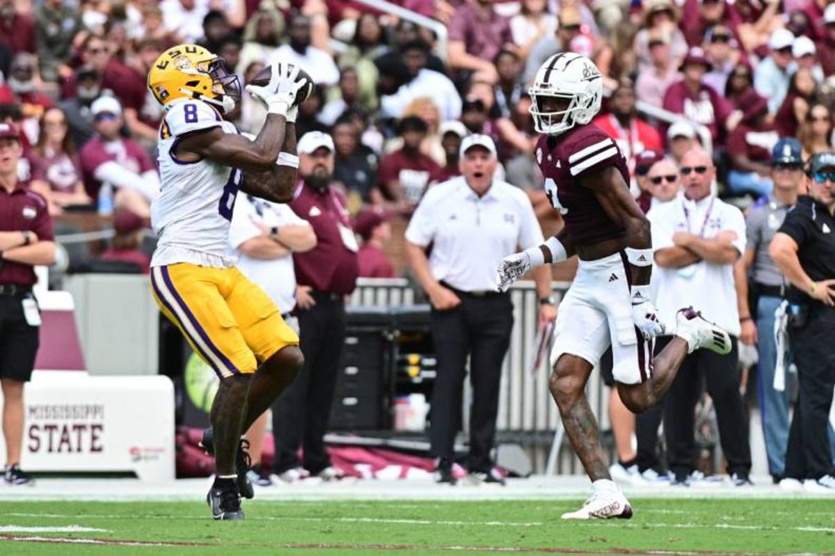 LSU wide receiver Malik Nabers